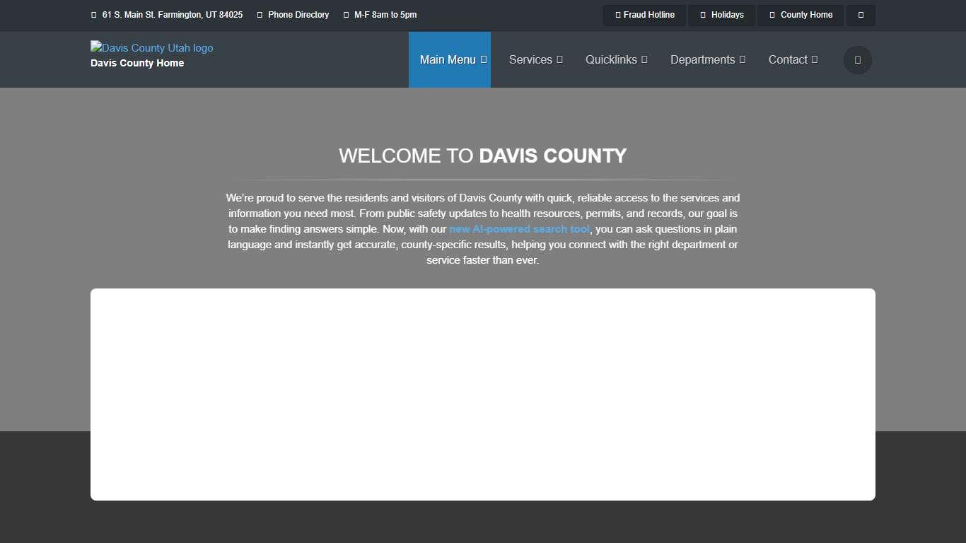 Davis County Utah - Home